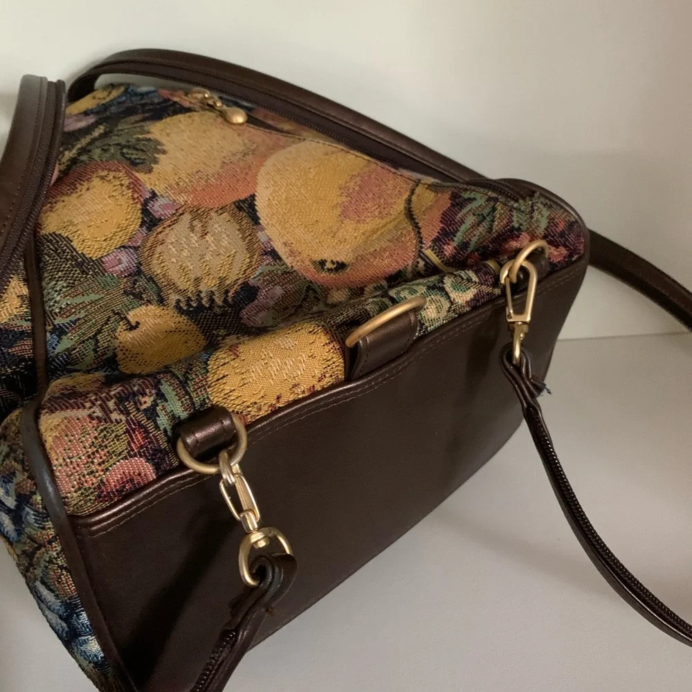 Vintage brocade purse backpack 2 in 1 - Picture 14 of 16